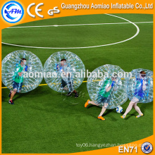 Inflatable body bumper ball, inflatable bubble ball for football